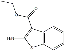 ethyl 2-amino-1-benzothiophene-3-carboxylate Structure