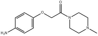 2-(4-aminophenoxy)-1-(4-methylpiperazin-1-yl)ethan-1-one Structure