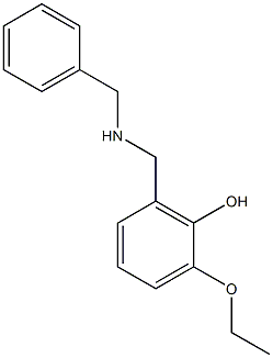 2-[(benzylamino)methyl]-6-ethoxyphenol Structure