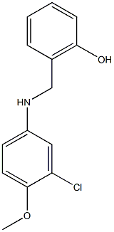 2-{[(3-chloro-4-methoxyphenyl)amino]methyl}phenol