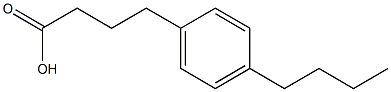 4-(4-butylphenyl)butanoic acid,,结构式