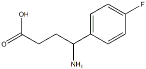 4-amino-4-(4-fluorophenyl)butanoic acid