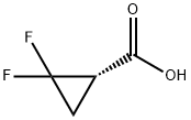 (1S)-2,2-二氟环丙烷-1-羧酸,1883301-82-3,结构式
