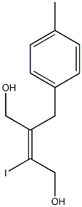 (2Z)-2-iodo-3-[(4-methylphenyl)methyl]but-2-ene-1,4-diol