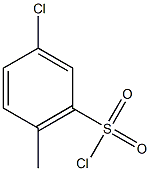 5-chloro-2-methylbenzenesulfonyl chloride Struktur