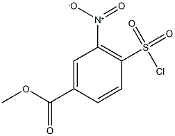 methyl 4-(chlorosulfonyl)-3-nitrobenzoate Structure