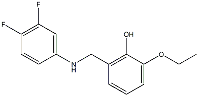 2-{[(3,4-difluorophenyl)amino]methyl}-6-ethoxyphenol|