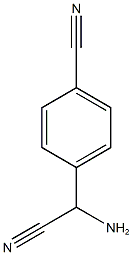 4-[amino(cyano)methyl]benzonitrile,,结构式