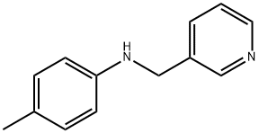 4-methyl-N-(pyridin-3-ylmethyl)aniline Struktur