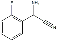 amino(2-fluorophenyl)acetonitrile Struktur