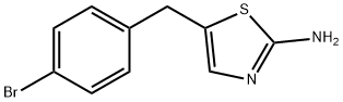5-[(4-BROMOPHENYL)METHYL]-1,3-THIAZOL-2-AMINE,327062-46-4,结构式