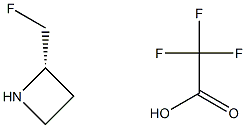 (2s)-2-(fluoromethyl)azetidine: trifluoroacetic acid,,结构式