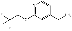2-(2,2,2-三氟乙氧基)吡啶-4-基]甲胺, 561297-93-6, 结构式