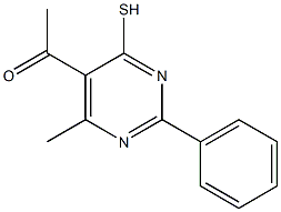 1-(4-methyl-2-phenyl-6-sulfanylpyrimidin-5-yl)ethan-1-one|