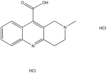 2-methyl-1H,2H,3H,4H-benzo[b]1,6-naphthyridine-10-carboxylic acid dihydrochloride Structure