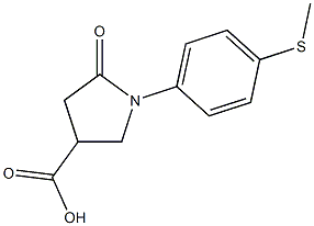  1-[4-(methylsulfanyl)phenyl]-5-oxopyrrolidine-3-carboxylic acid