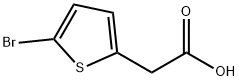 5-溴-2-噻吩乙酸,71637-38-2,结构式