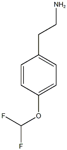 2-[4-(difluoromethoxy)phenyl]ethan-1-amine,,结构式