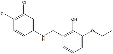 2-{[(3,4-dichlorophenyl)amino]methyl}-6-ethoxyphenol Structure