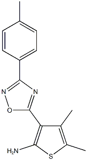 4,5-dimethyl-3-[3-(4-methylphenyl)-1,2,4-oxadiazol-5-yl]thiophen-2-amine