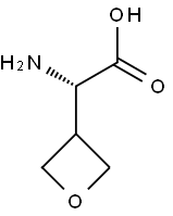 (S)-2-amino-2-(oxetan-3-yl)acetic acid, 394653-46-4, 结构式