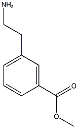 methyl 3-(2-aminoethyl)benzoate,,结构式