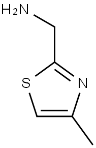 (4-methyl-1,3-thiazol-2-yl)methanamine 化学構造式