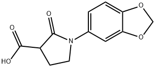 1-(2H-1,3-benzodioxol-5-yl)-2-oxopyrrolidine-3-carboxylic acid|