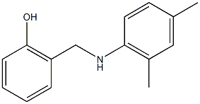 2-{[(2,4-dimethylphenyl)amino]methyl}phenol 结构式