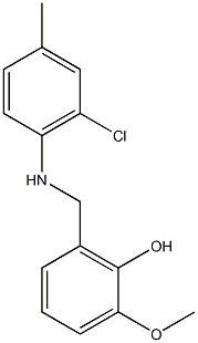 2-{[(2-chloro-4-methylphenyl)amino]methyl}-6-methoxyphenol|