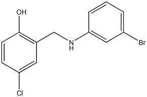 2-{[(3-bromophenyl)amino]methyl}-4-chlorophenol