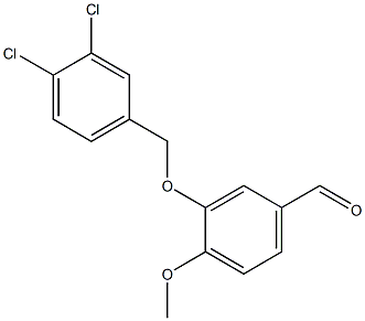 3-[(3,4-dichlorophenyl)methoxy]-4-methoxybenzaldehyde