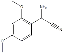 amino(2,4-dimethoxyphenyl)acetonitrile Struktur