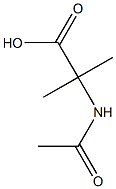 N-Acetyl-2-methylalanine Structure