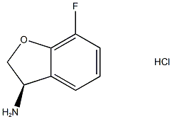 (3r)-7-fluoro-2,3-dihydro-1-benzofuran-3-amine hcl Structure