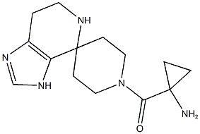  1-({3,5,6,7-tetrahydrospiro[imidazo[4,5-c]pyridine-4,4'-piperidin]-1'-yl}carbonyl)cyclopropan-1-amine