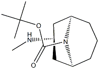 叔-丁基内-3-(甲基氨基)-9-氮杂二环[3.3.1]壬烷-9-甲酸基酯, , 结构式