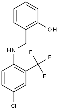  2-({[4-chloro-2-(trifluoromethyl)phenyl]amino}methyl)phenol