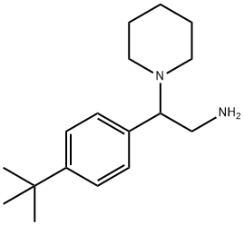 2-(4-tert-butylphenyl)-2-(piperidin-1-yl)ethan-1-amine,927975-12-0,结构式