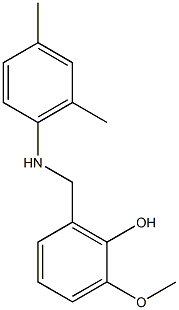 2-{[(2,4-dimethylphenyl)amino]methyl}-6-methoxyphenol Structure
