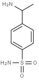 4-(1-aminoethyl)benzene-1-sulfonamide 结构式