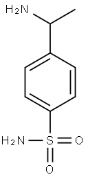 4-(1-aminoethyl)benzene-1-sulfonamide,,结构式