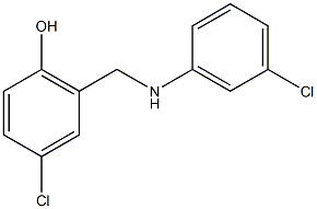 4-chloro-2-{[(3-chlorophenyl)amino]methyl}phenol