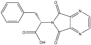 (2S)-2-{5,7-dioxo-5H,6H,7H-pyrrolo[3,4-b]pyrazin-6-yl}-3-phenylpropanoic acid,,结构式