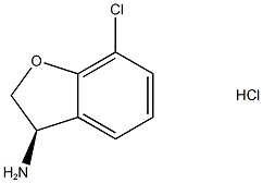 (3r)-7-chloro-2,3-dihydro-1-benzofuran-3-amine hcl Struktur