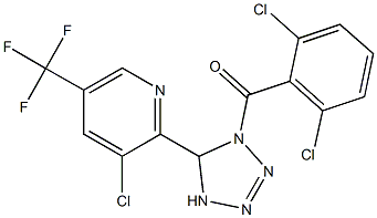 {5-[3-chloro-5-(trifluoromethyl)-2-pyridinyl]-4,5-dihydro-1H-1,2,3,4-tetraazol-1-yl}(2,6-dichlorophenyl)methanone