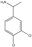 1-(3,4-dichlorophenyl)ethan-1-amine,,结构式