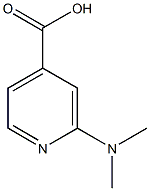 2-(dimethylamino)pyridine-4-carboxylic acid 化学構造式