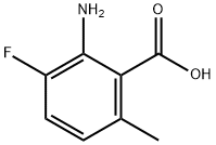 2-amino-3-fluoro-6-methylbenzoic acid Structure