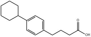 4-(4-cyclohexylphenyl)butanoic acid 结构式